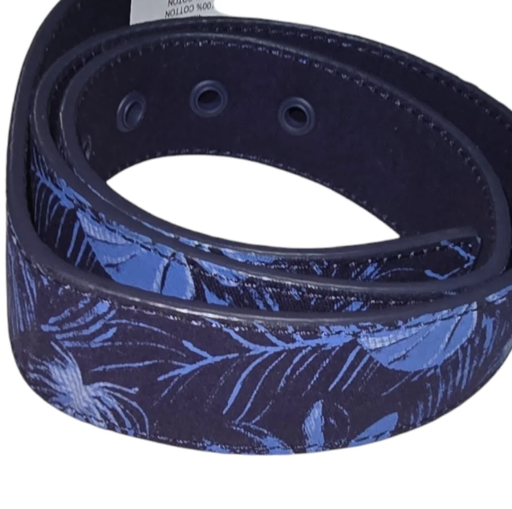 Travis Mathew Cuater Tonal Blue Tropical Golf Belt‎ Size 30 New